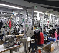computer control sewing line